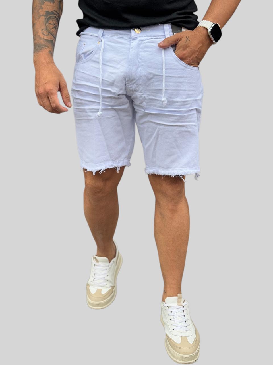 Bermuda Jeans Premium Branca