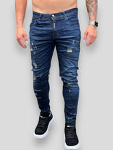 Calça Jeans Skinny Eclipse: Estilo Destroyed Escuro