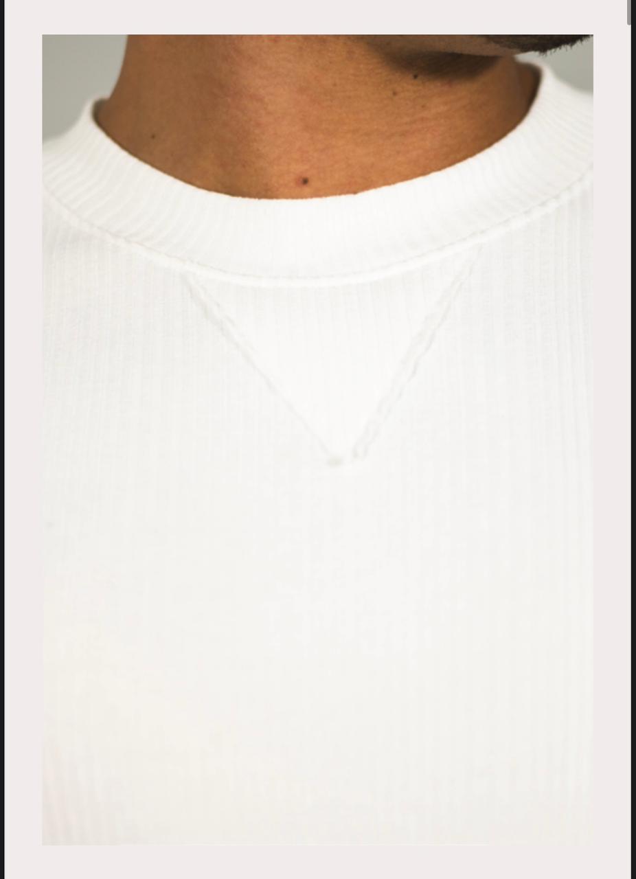 Camiseta Longline Canelada Tecido Premium