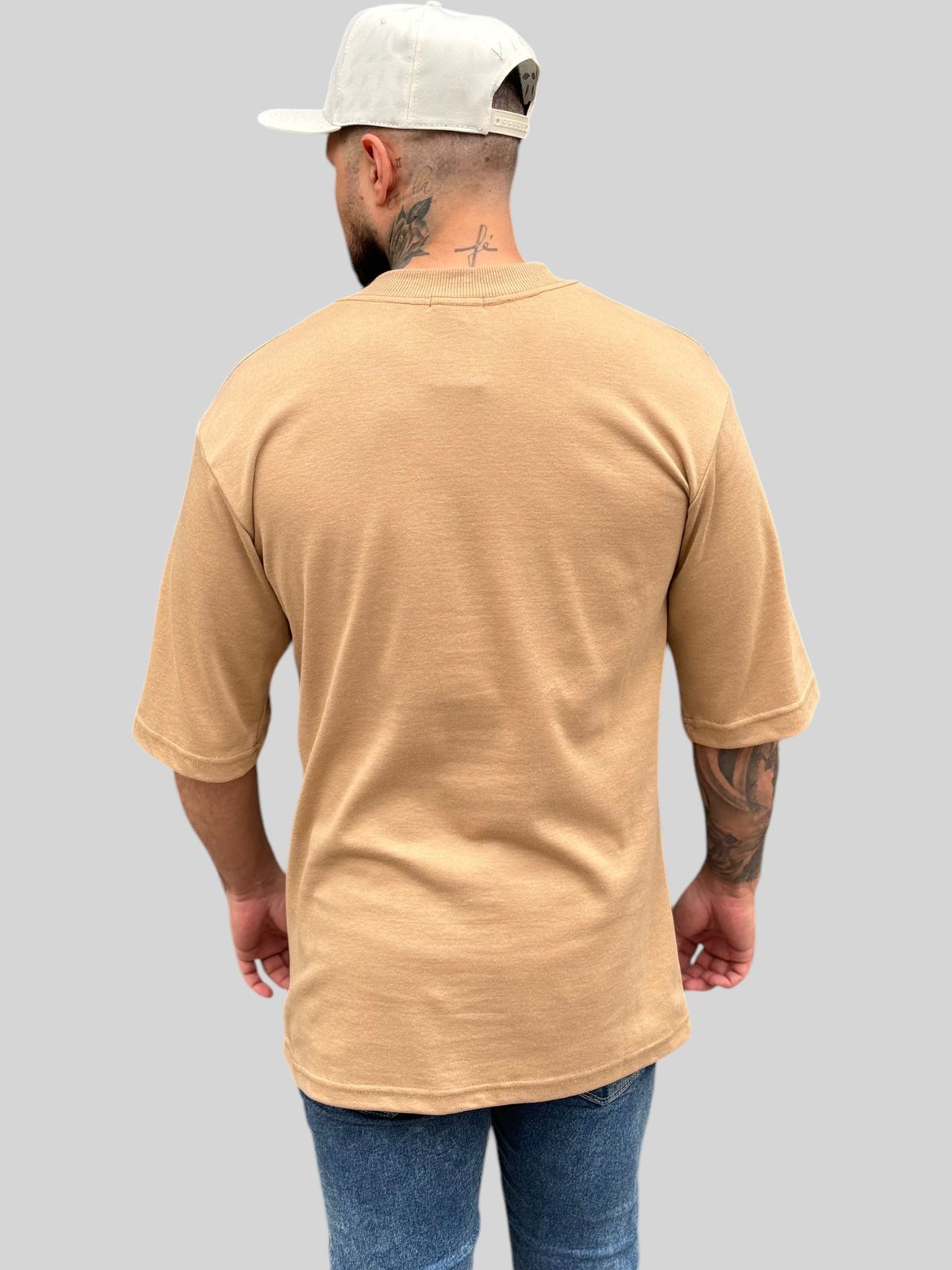 Camiseta Oversized Suedine