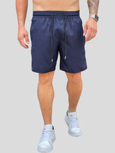 Bermuda Moda Praia Com Elastano Azul Marinho