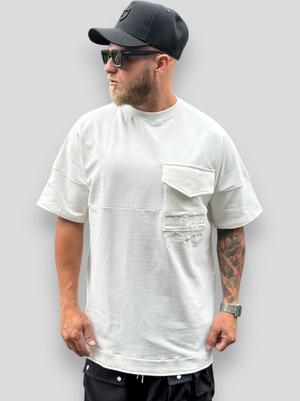 Camiseta Oversized Impose Offwhite