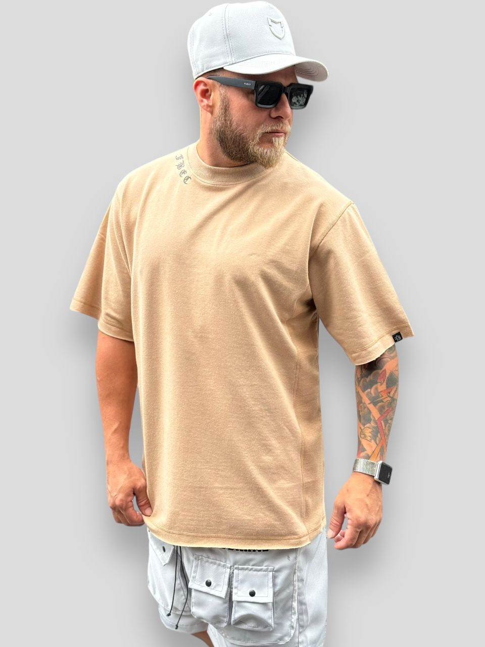 Camiseta Oversized FB Marrom