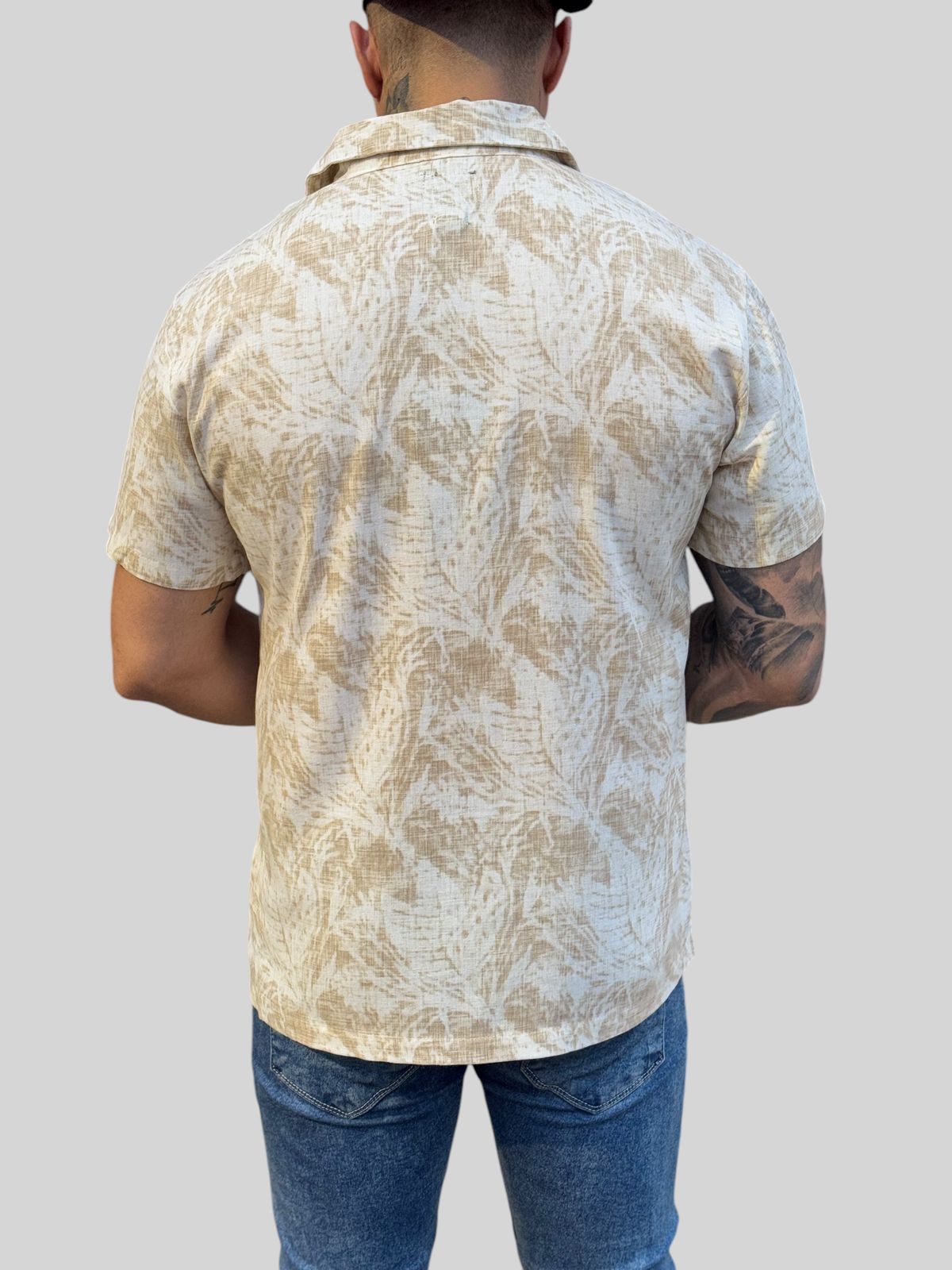 Camisa Manga Curta Premium Linho Paris