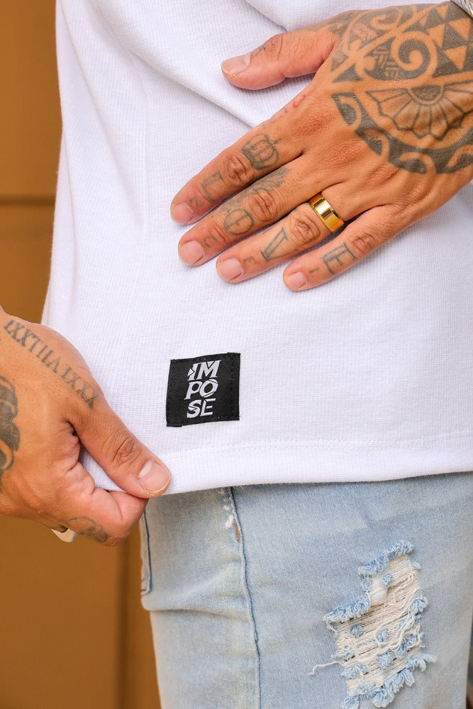 Camiseta Longline Canelada Premium Impose