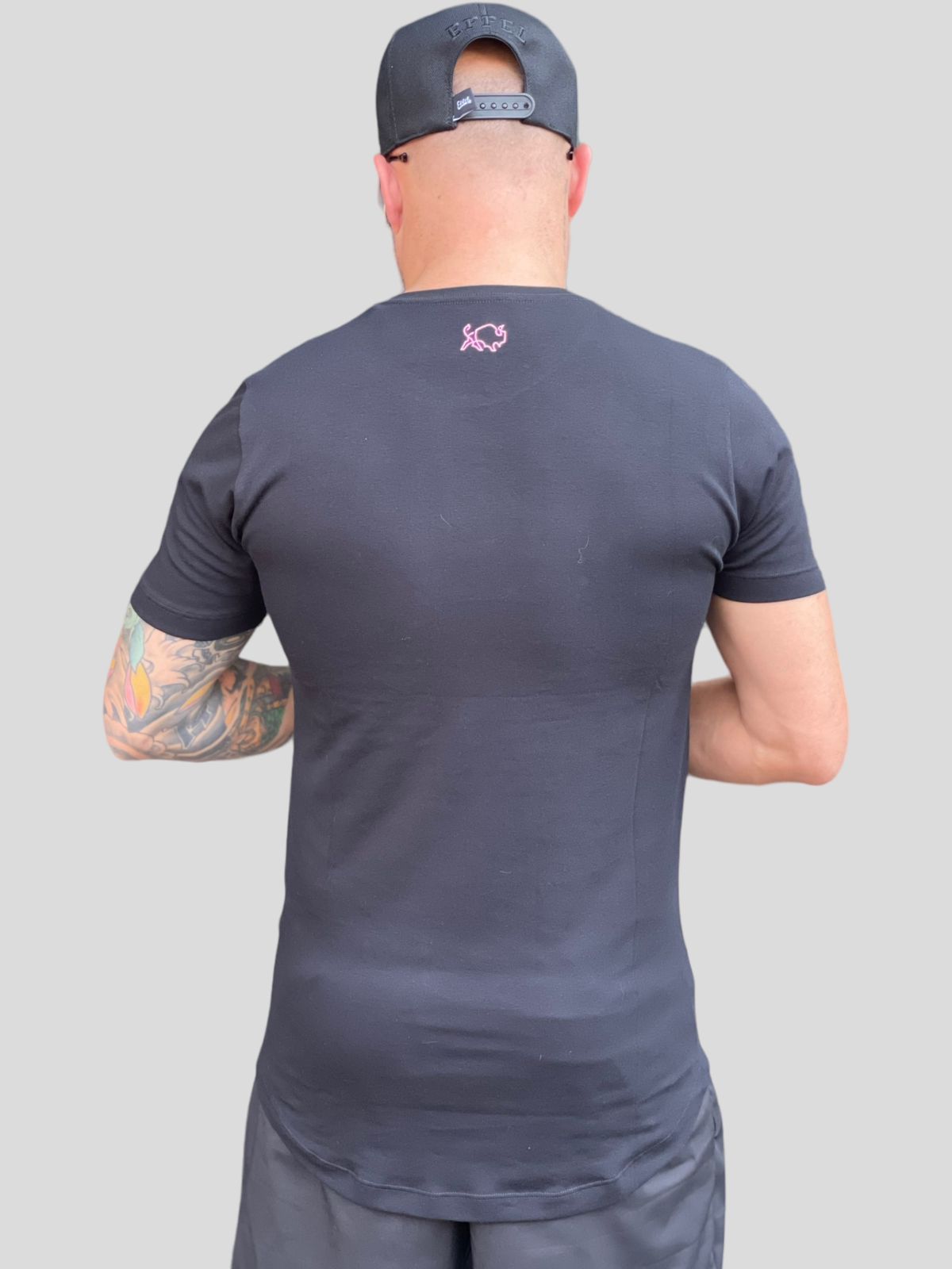 Camiseta Longline Culture Preta