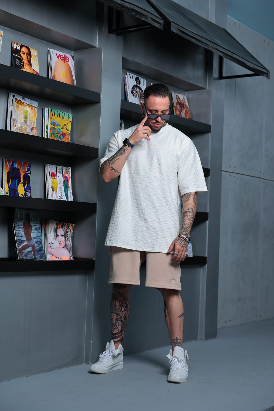 Conjunto Oversized Texturizado Com Tecido Diferenciado Impose