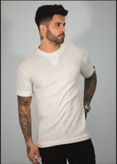 Camiseta Longline Canelada Tecido Premium