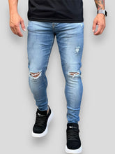 Calça Jeans Skinny Destroyed Clara