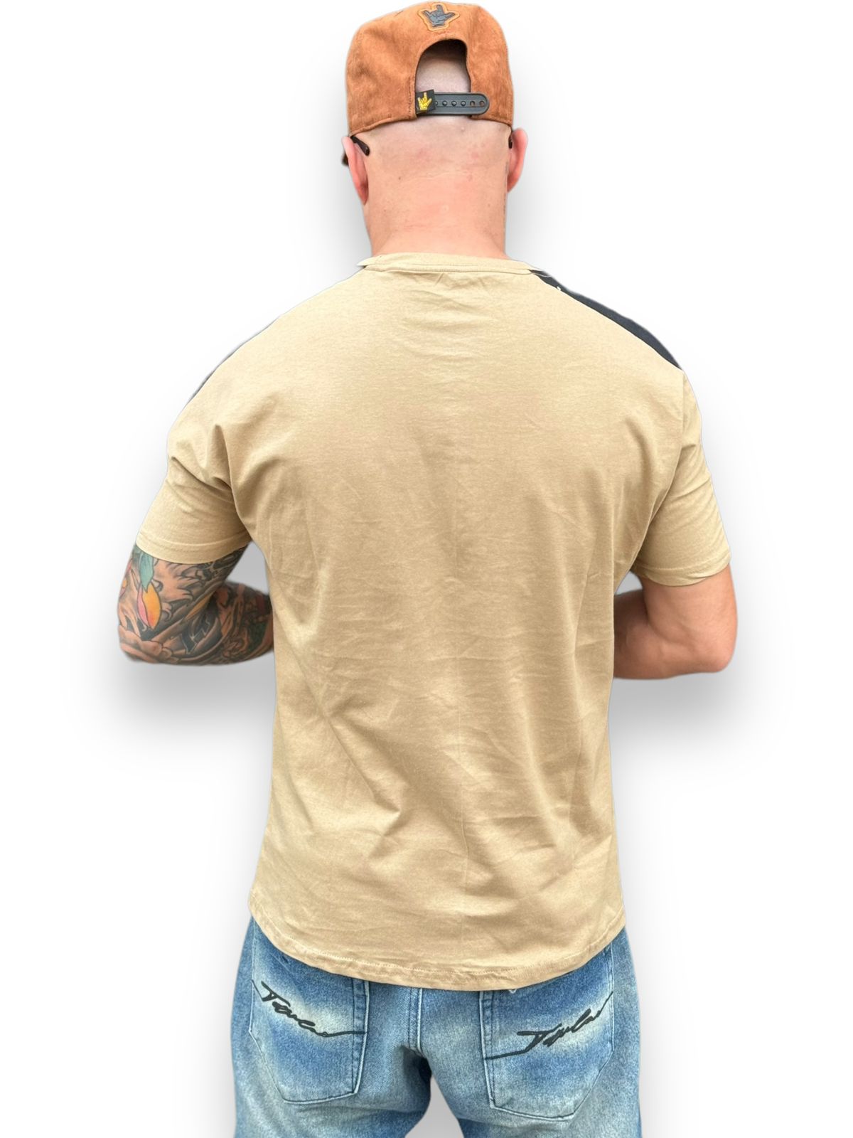Camiseta T-Shirt Milano Estilo Em Cada Ponto: Bege