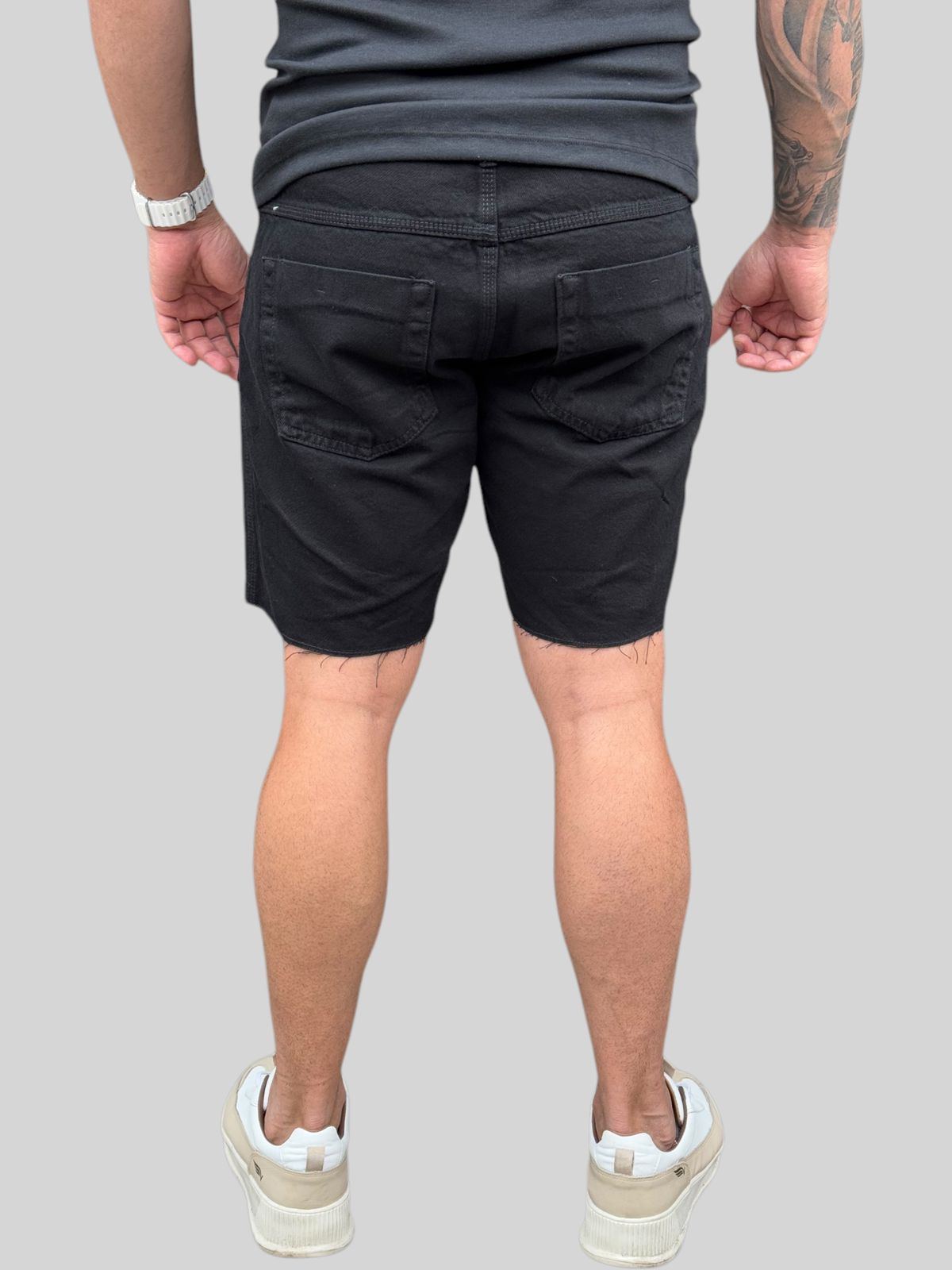 Bermuda Jeans Black