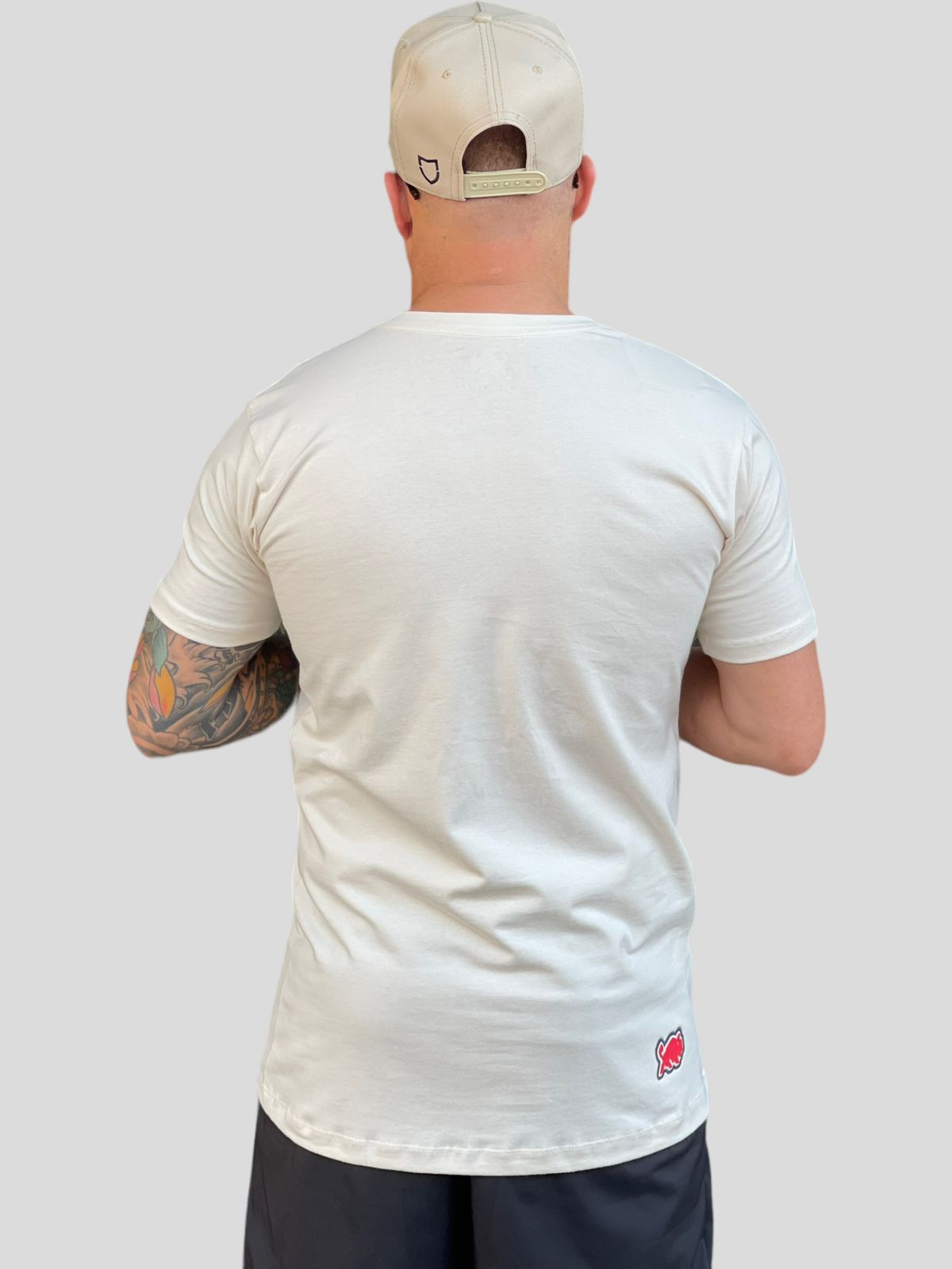 Camiseta Longline Effel Refletivo Off White
