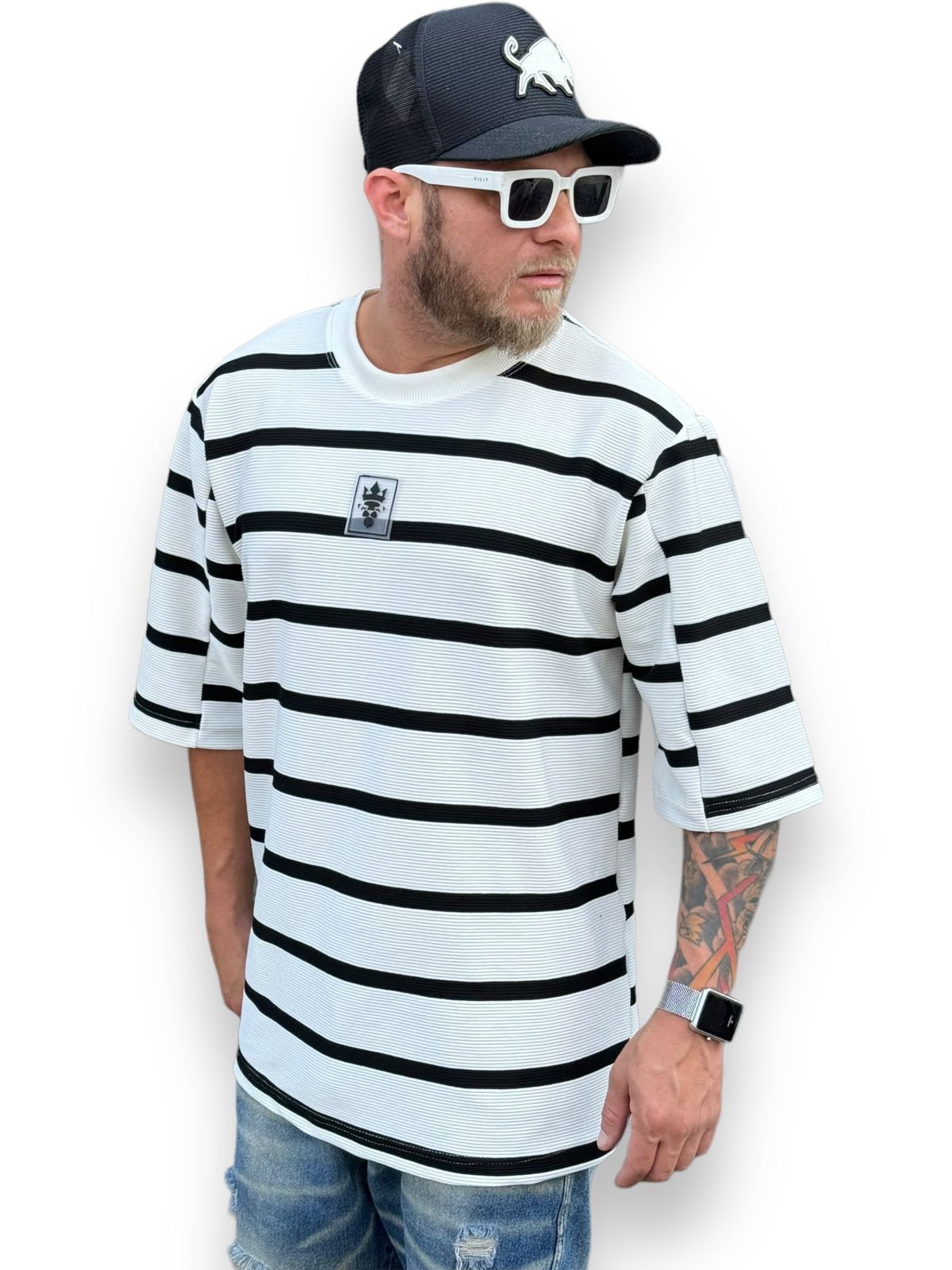 Camiseta Oversized Canelada - O Equilíbrio Perfeito entre Conforto e Estilo