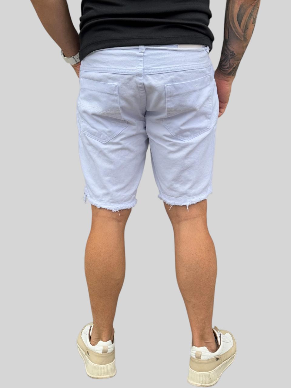Bermuda Jeans Premium Branca