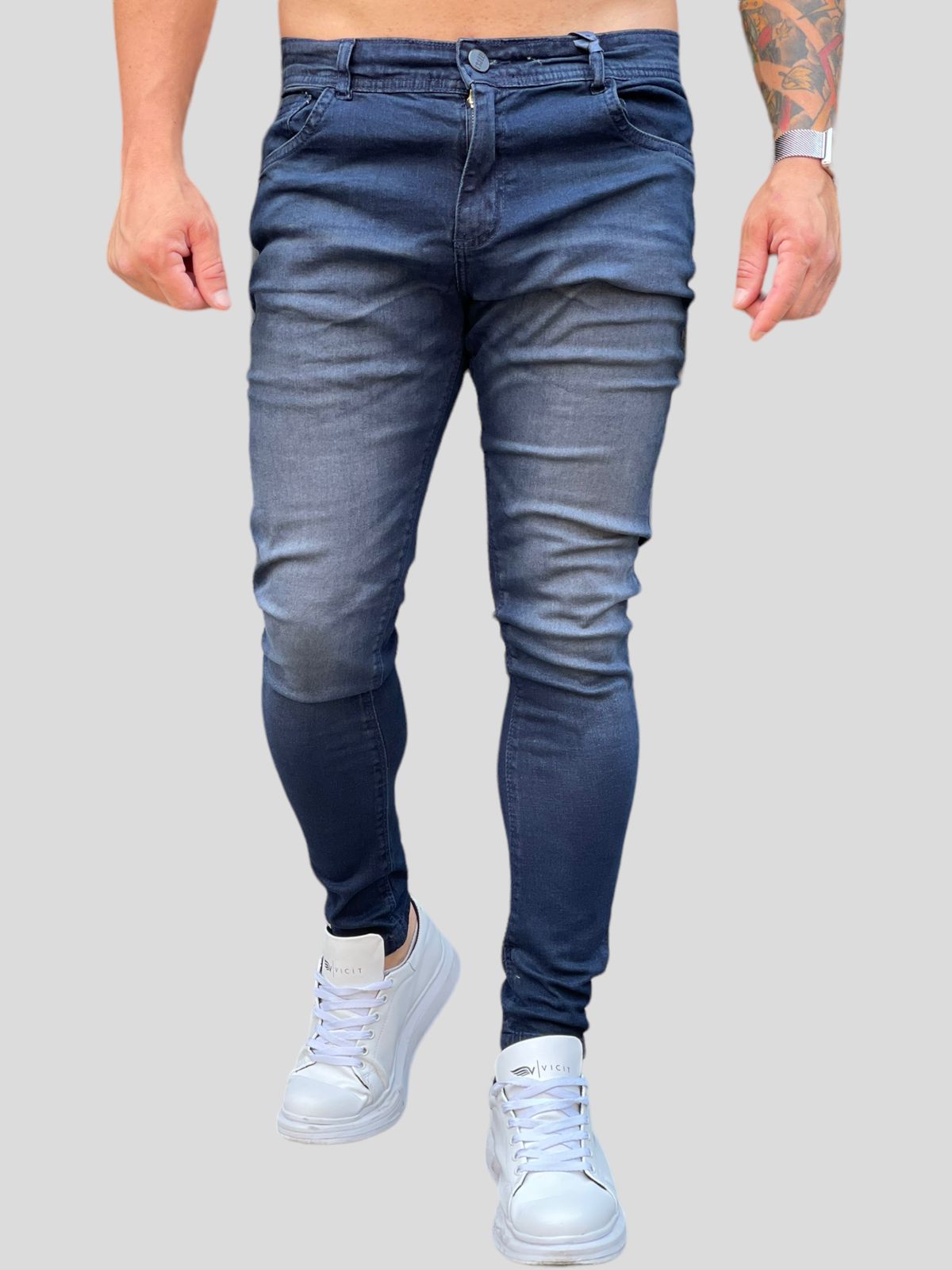 Calça Jeans Premium Lisa Escura