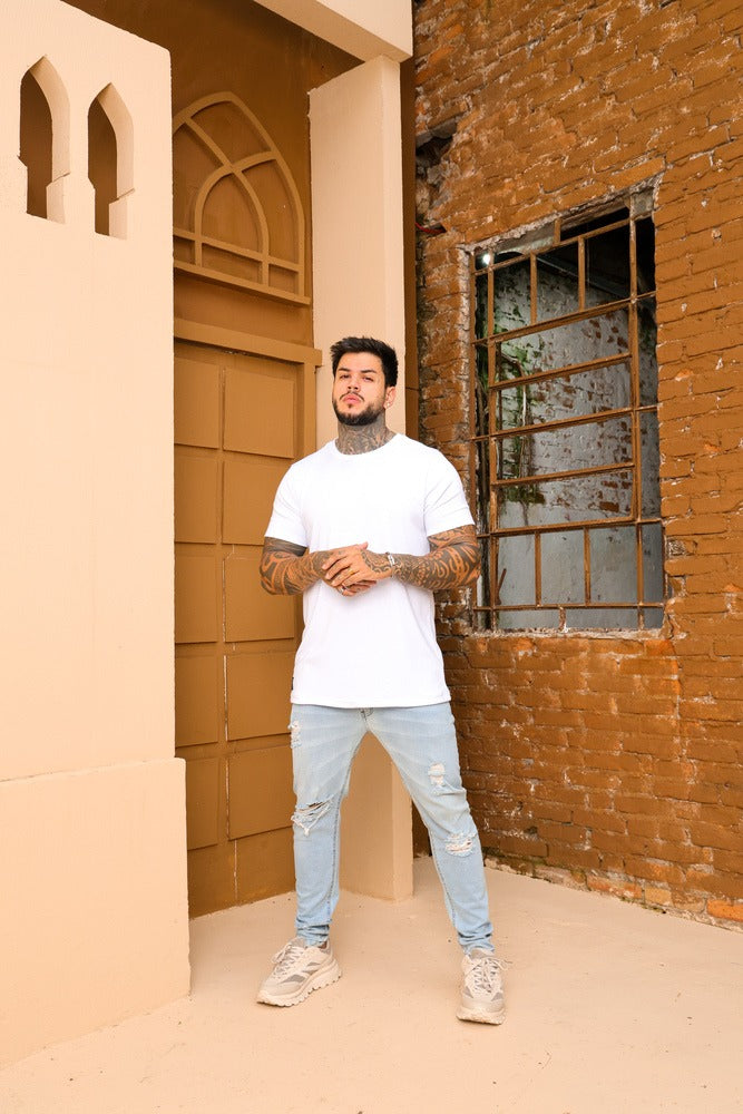 Camiseta Longline Canelada Premium Impose