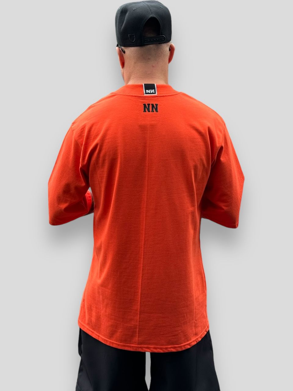 Camiseta Oversized Nóis É Nóis Laranja