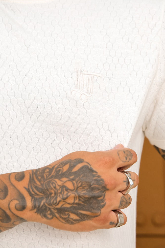 Camiseta Longline Confort Jacquar