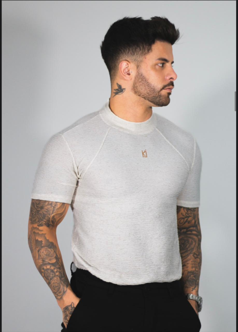 Camiseta Longline Malha Crepe