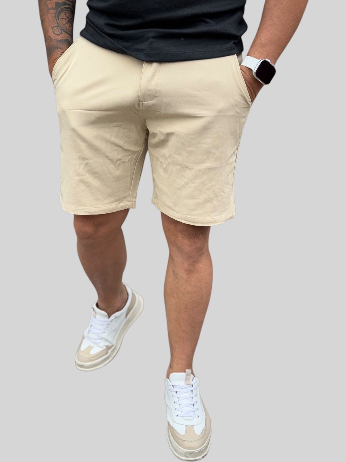 Bermuda Alfaiataria Areia