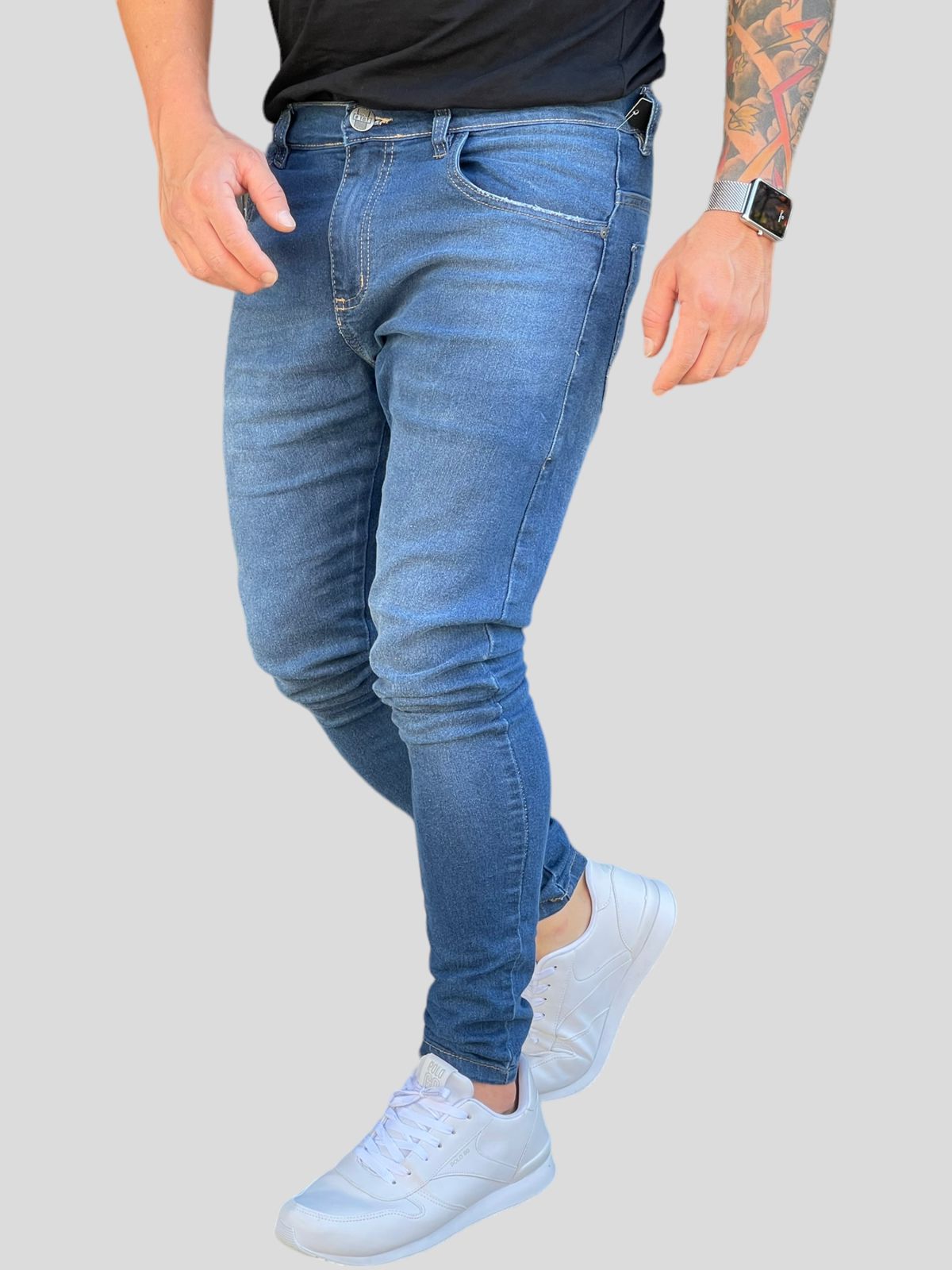 Calça Jeans Skinny Lisa Escura