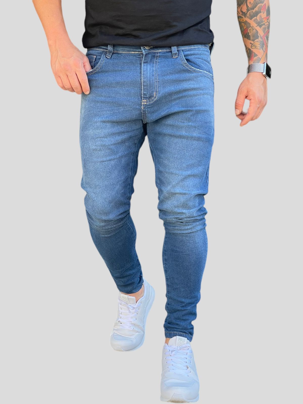 Calça Jeans Skinny Lisa Escura