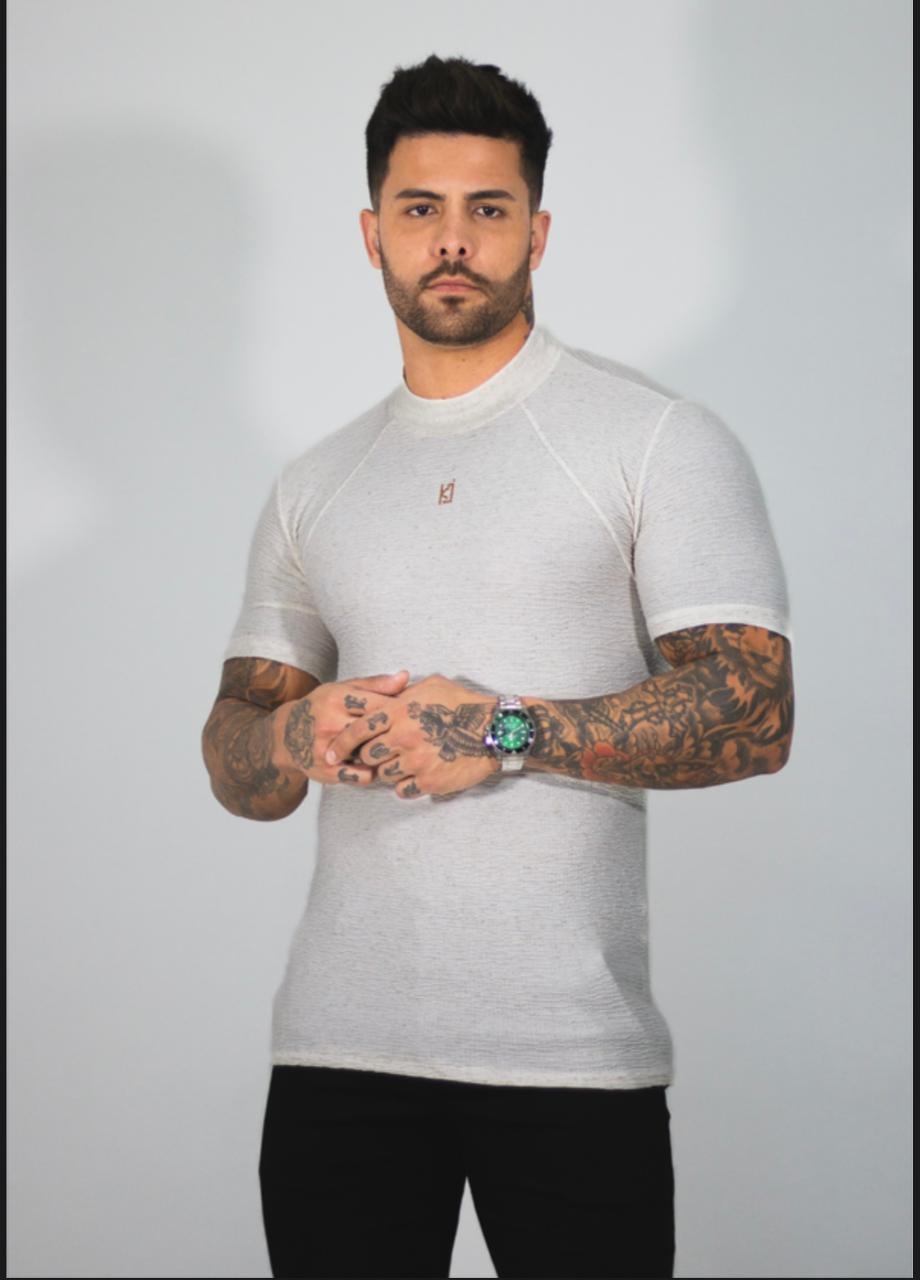 Camiseta Longline Malha Crepe