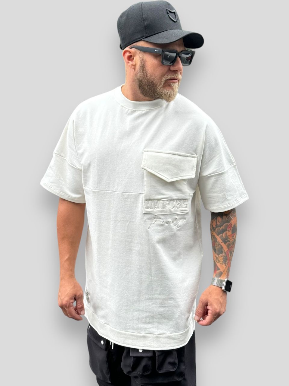 Camiseta Oversized Impose Offwhite