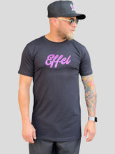 Camiseta Longline Effel Refletivo Preta