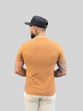 Camiseta T-shirt Texturizada Marrom