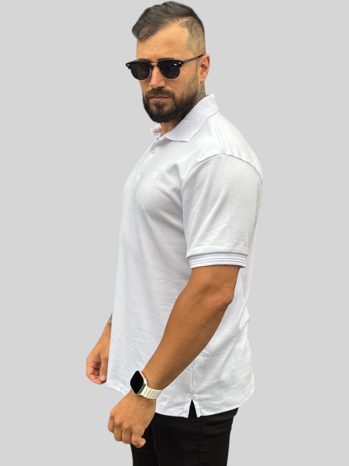 Camisa Polo Suedine