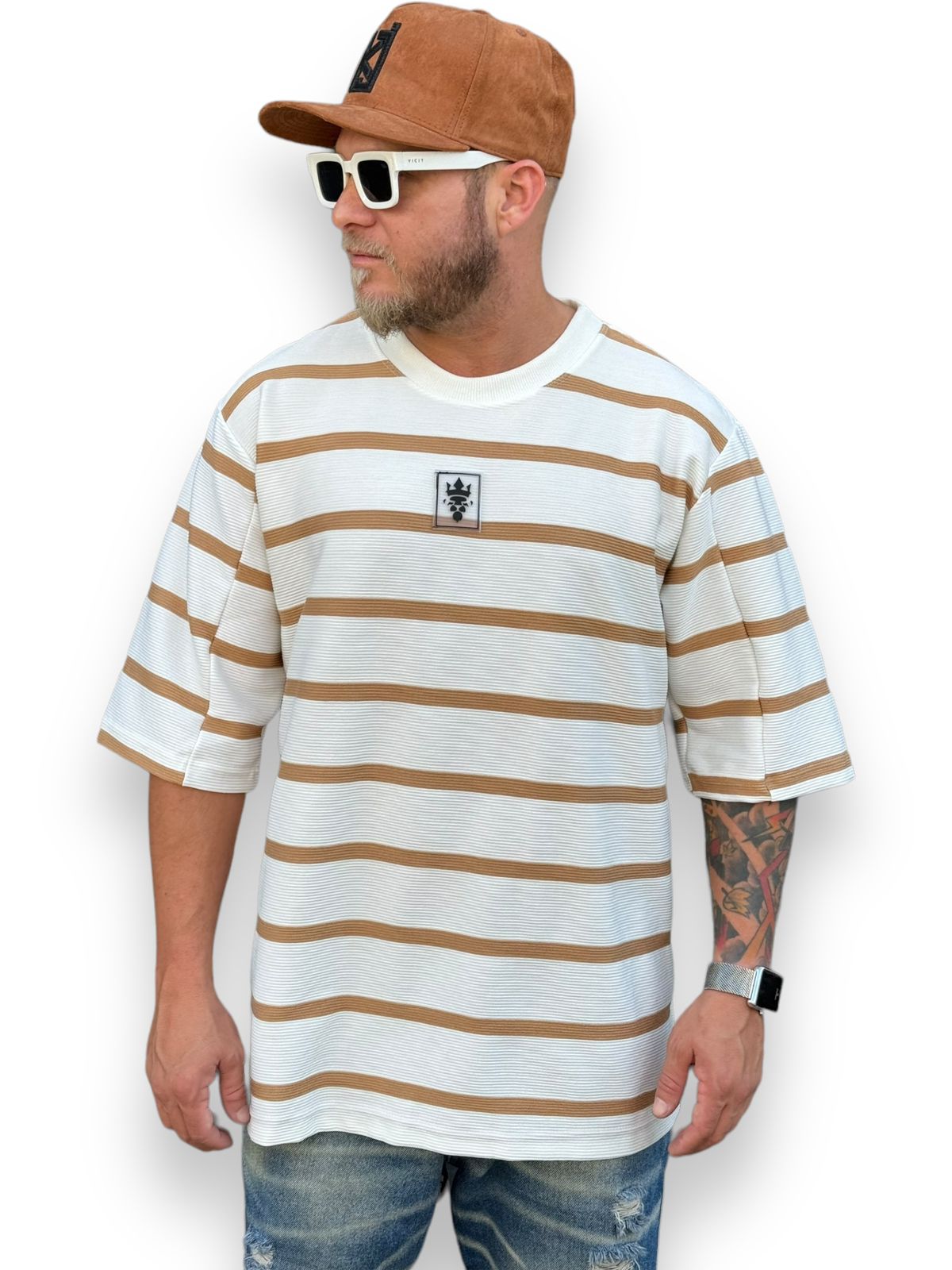 Camiseta Oversized Canelada - O Equilíbrio Perfeito entre Conforto e Estilo