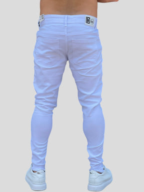 Calça Jeans Premium Branca Lisa