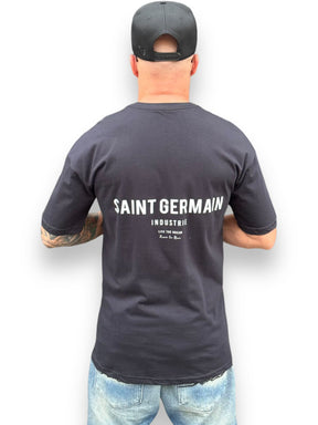 Camiseta Oversized Paris Vibração Urbana Autêntica: Preta