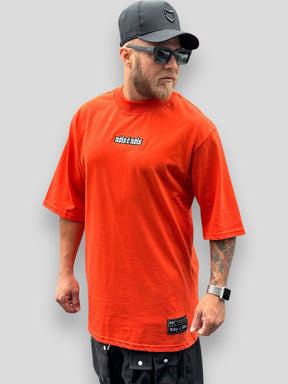 Camiseta Oversized Nóis É Nóis Laranja