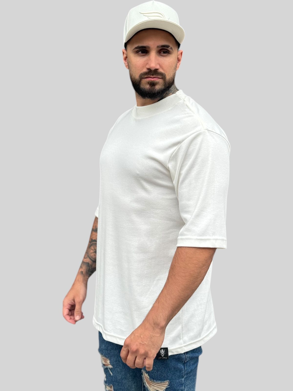 Camiseta Oversized Suedine