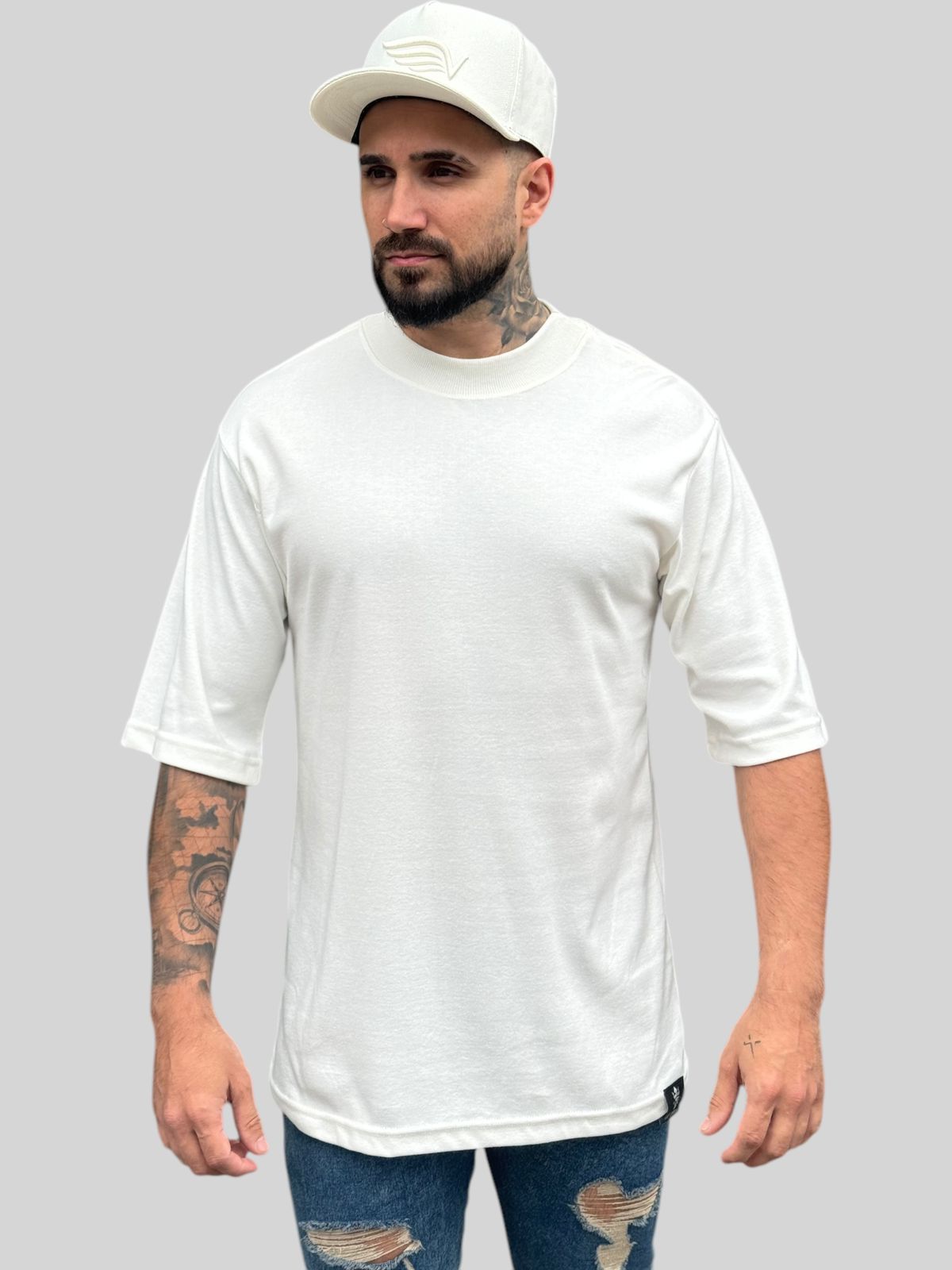 Camiseta Oversized Suedine