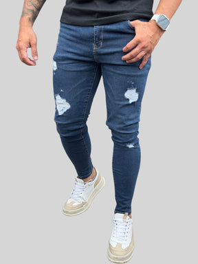 Calça Jeans Destroyed Escuro