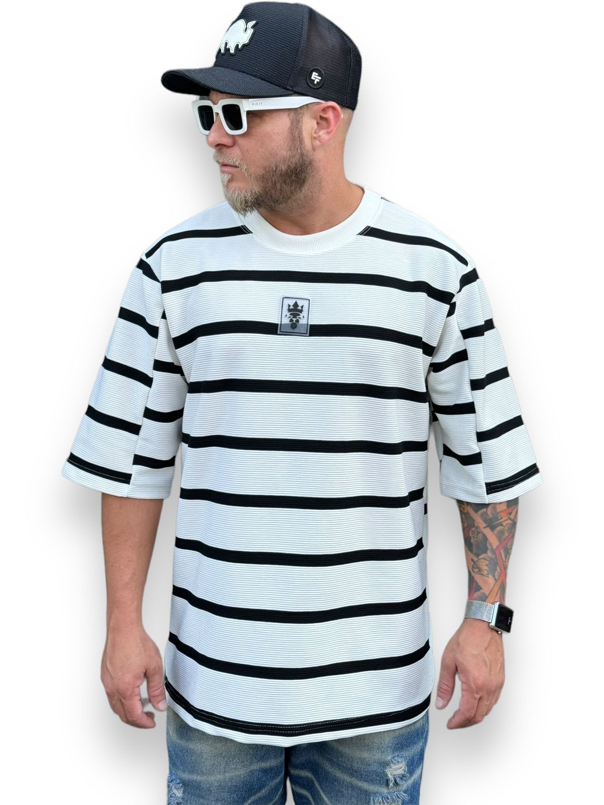 Camiseta Oversized Canelada - O Equilíbrio Perfeito entre Conforto e Estilo