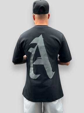 Camiseta Oversized Ayudarme Preta
