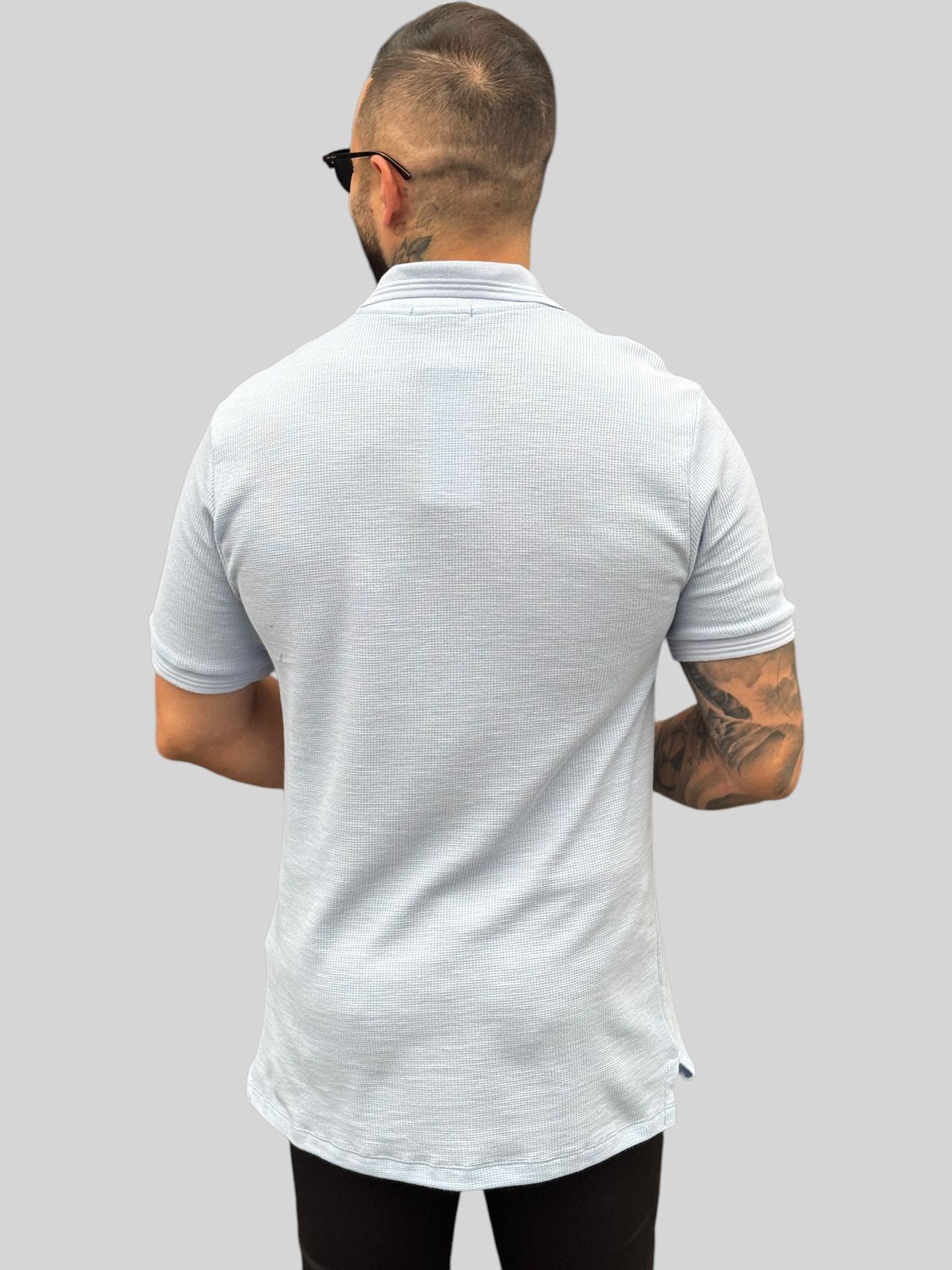 Camisa Polo Texturizada Premium