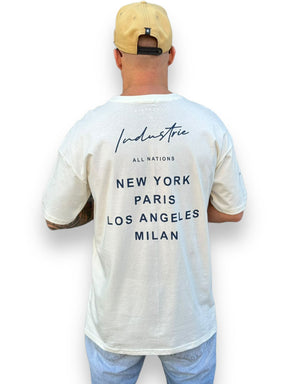 Camiseta Oversized Urbanidade Amplificada: Offwhite